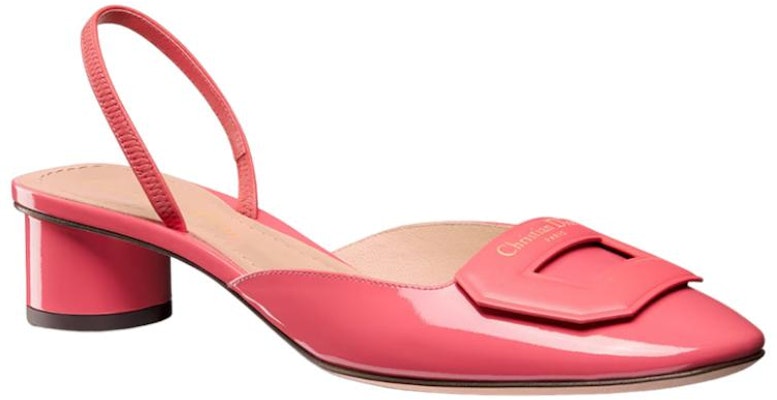 (Women) Dior Patent Leather Round Toe Chunky Heel 3.5cm 'Pink' KDB828VCA_S64P Lookbook (Women) Dior Patent Leather Round Toe Chunky Heel 3.5cm 'Pink' KDB828VCA_S64P