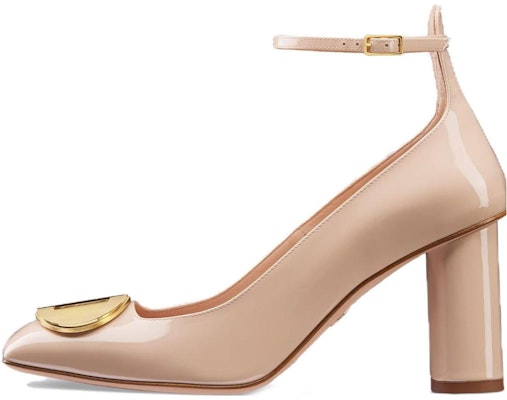 (Women) Dior Patent Leather Square Toe Chunky Heel Pumps 'Beige' KCV137VNI_S18U Buy (Women) Dior Patent Leather Square Toe Chunky Heel Pumps 'Beige' KCV137VNI_S18U