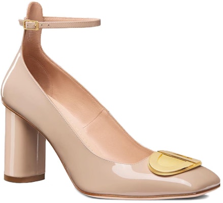 (Women) Dior Patent Leather Square Toe Chunky Heel Pumps 'Beige' KCV137VNI_S18U Lookbook (Women) Dior Patent Leather Square Toe Chunky Heel Pumps 'Beige' KCV137VNI_S18U