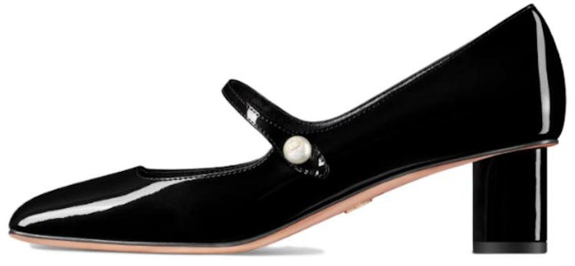 (W) ディオール パテント スクエアトゥ エラスティック ヒール5cm ブラック KCV138VNI_S900 Buy (W) ディオール パテント スクエアトゥ エラスティック ヒール5cm ブラック KCV138VNI_S900