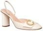 Lookbook (W) Dior Kulit Paten Putih 'Fesyen Ringkas Tumit Tebal' KCV073VNI_S03W