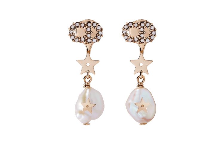 (Women) DIOR Pearl Gold/Rose Gold Metallic Earrings for Women E0804SYDCY-D301 圖 3