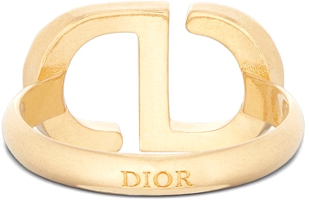 (W) DIOR PETIT CD 金戒指搭配銀色水晶 女性專用配飾 R1508WOMCY-D03S Shop (W) DIOR PETIT CD 金戒指搭配銀色水晶 女性專用配飾 R1508WOMCY-D03S