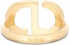 Shop (W) DIOR PETIT CD 金戒指搭配銀色水晶 女性專用配飾 R1508WOMCY-D03S