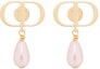 Order (Women) DIOR Petit CD Pink Pearl Metal Earrings for Women. E3550WOMRS_D88P