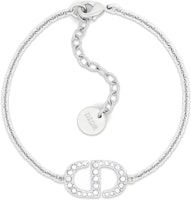 (Women) Dior Petit CD Silver Bracelet with Metal and Artificial Crystals for Women. B1940WOMCY-D001 (Women) Dior Petit CD Silver Bracelet with Metal and Artificial Crystals for Women. B1940WOMCY-D001
