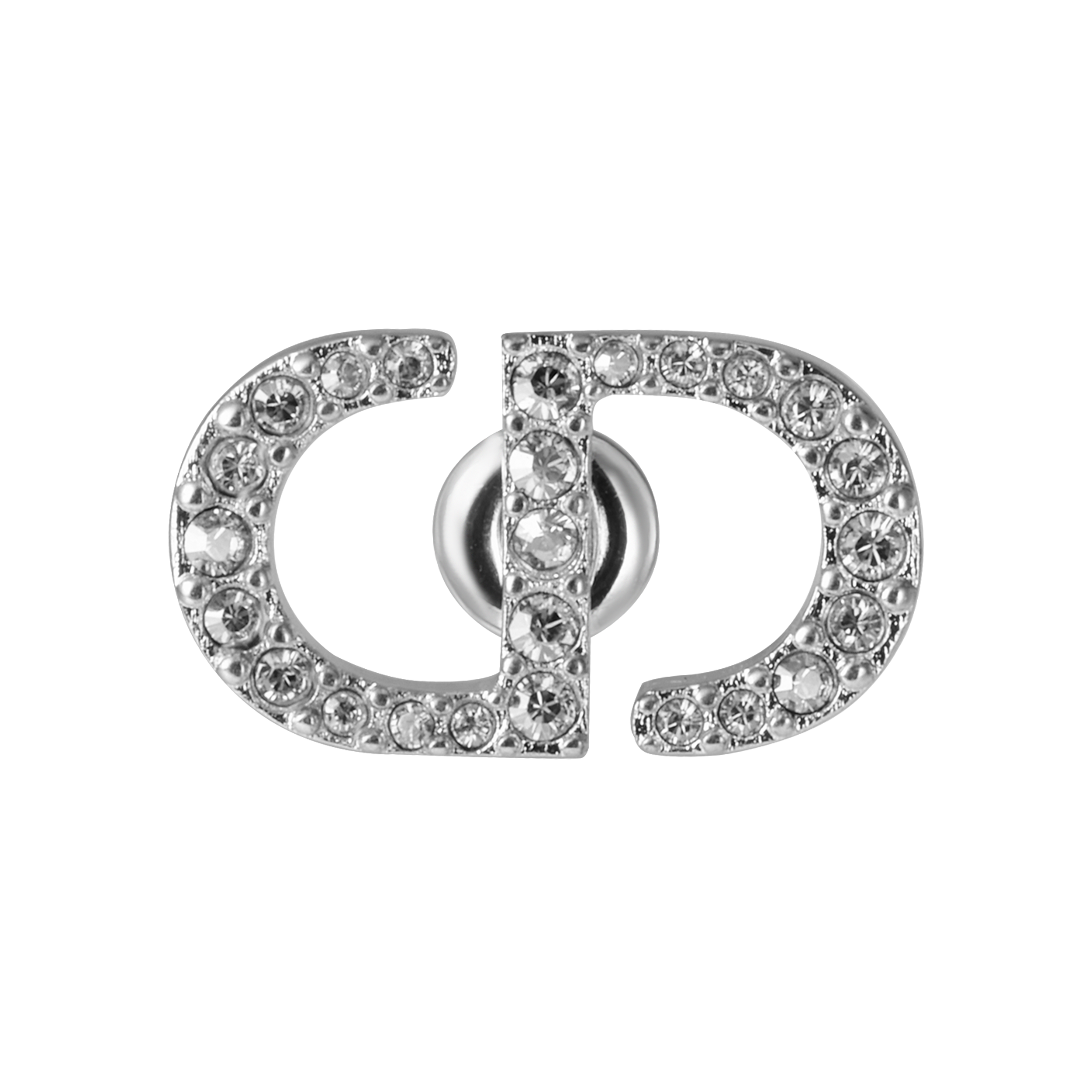 (Women) Dior Petit CD Silver Crystal Metal Earrings for Women. E1742PTCCY-D102 圖 3