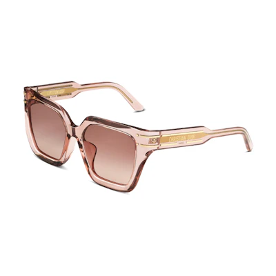 (Women) DIOR Pink Butterfly Acetate Sunglasses for Women - Transparent Effect. DIORSIGNATURES10F40F1