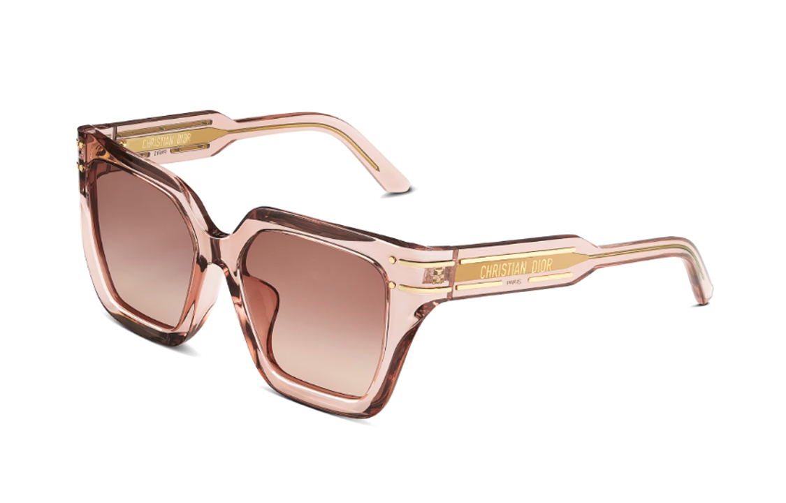 (Women) DIOR Pink Butterfly Acetate Sunglasses for Women - Transparent Effect. DIORSIGNATURES10F40F1 圖 2