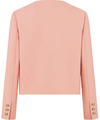 (Women) Dior Pink Solid Button-Up Long-Sleeve Jacket 421V54A1166-X4153 Lookbook (Women) Dior Pink Solid Button-Up Long-Sleeve Jacket 421V54A1166-X4153