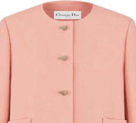 (Women) Dior Pink Solid Button-Up Long-Sleeve Jacket 421V54A1166-X4153 Shop (Women) Dior Pink Solid Button-Up Long-Sleeve Jacket 421V54A1166-X4153