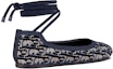 Purchase (W) 디올 자수 네이비 블루 발레 플랫 슈즈 (Dior Poem Embroidered Navy Blue Ballet Flats) KCB690VOB_S56B