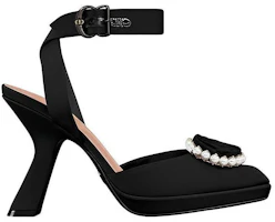 Order (Women) Dior Pointed-Toe Buckle Stiletto 'Black' KCV126GGN_S55X