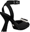 Purchase (W) Dior Tumit Tinggi Bertumit Runcing 'Hitam' KCV126GGN_S55X