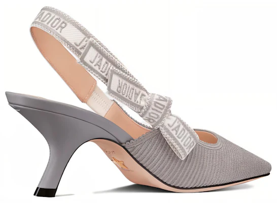 (W) Dior Tacón Stiletto Sin Cordones de Algodón Punta Fina 'Gris' KCP866EFR_S23G Shop (W) Dior Tacón Stiletto Sin Cordones de Algodón Punta Fina 'Gris' KCP866EFR_S23G