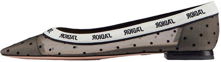 (Women) Dior Pointed-Toe Flat 'Black Mesh' KCB552PCE_S15X (Women) Dior Pointed-Toe Flat 'Black Mesh' KCB552PCE_S15X