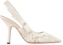 Order (W) Dior Tumit Tinggi Runcing Slingback 'Beige' KCP945BMY_S10W