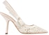 (W) Dior Tumit Tinggi Runcing Slingback 'Beige' KCP945BMY_S10W