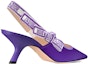 Lookbook (W) Dior Tumit Tinggi Slingback Hujung Runcing 'Ungu' KCP919SEM_S15V