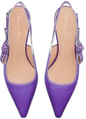 (W) Dior Sepatu Hak Tinggi Slingback Lancip 'Ungu' KCP919SEM_S15V Shop (W) Dior Sepatu Hak Tinggi Slingback Lancip 'Ungu' KCP919SEM_S15V