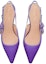 Shop (W) Dior Tumit Tinggi Slingback Hujung Runcing 'Ungu' KCP919SEM_S15V