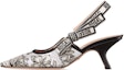 Buy (W) Dior Kasut Sarung Hujung Tirus Stiletto 'Hitam dan Putih' KCP866VOY_S15W