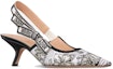 Lookbook (W) Dior Kasut Sarung Hujung Tirus Stiletto 'Hitam dan Putih' KCP866VOY_S15W