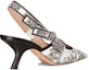 Purchase (W) Dior Kasut Sarung Hujung Tirus Stiletto 'Hitam dan Putih' KCP866VOY_S15W