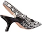 Purchase (W) Dior Kasut Runcing Stiletto Mules 'Hitam dan Putih' KCV024JHC_S17X