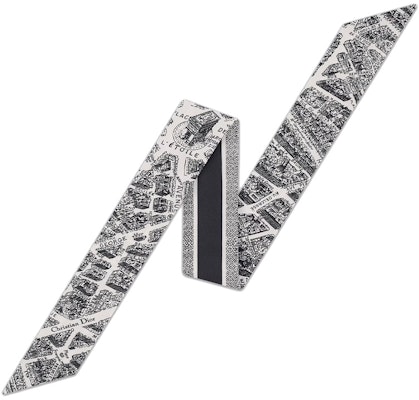 (W) DIOR 프린트 미차 실크 스카프 여성 - 화이트 32PAR106I600-C080 Order (W) DIOR 프린트 미차 실크 스카프 여성 - 화이트 32PAR106I600-C080