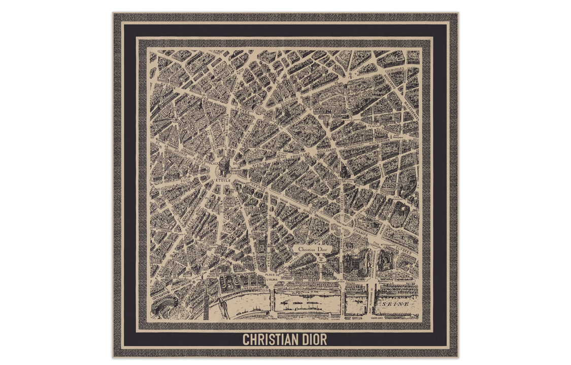 (Women) DIOR Printed Scarf for Women - Multicolor. 32PAR090I600-C107