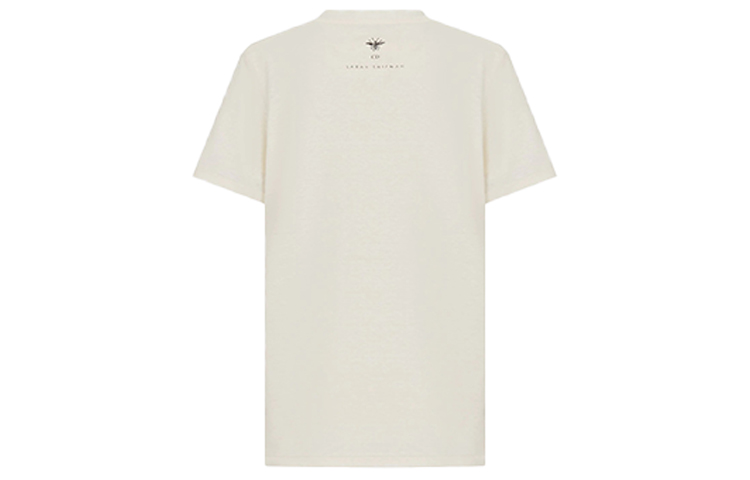 (Women) DIOR Quarter Collection Heart & Letter Graffiti Tee Off-White 053T03AA461-X0200 圖 3