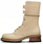 Buy (W) Bottes à Lacets Dior Quest en Cuir Beige à Talons Chunky et Bout Rond. KDI668VEA_S16T