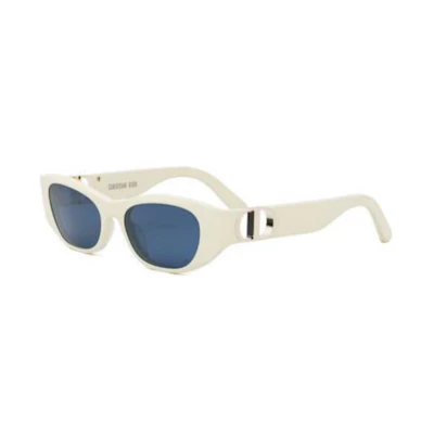 (Women) DIOR Rectangle Beige Sunglasses with Hollow Temple Design. CD40128U5325V
