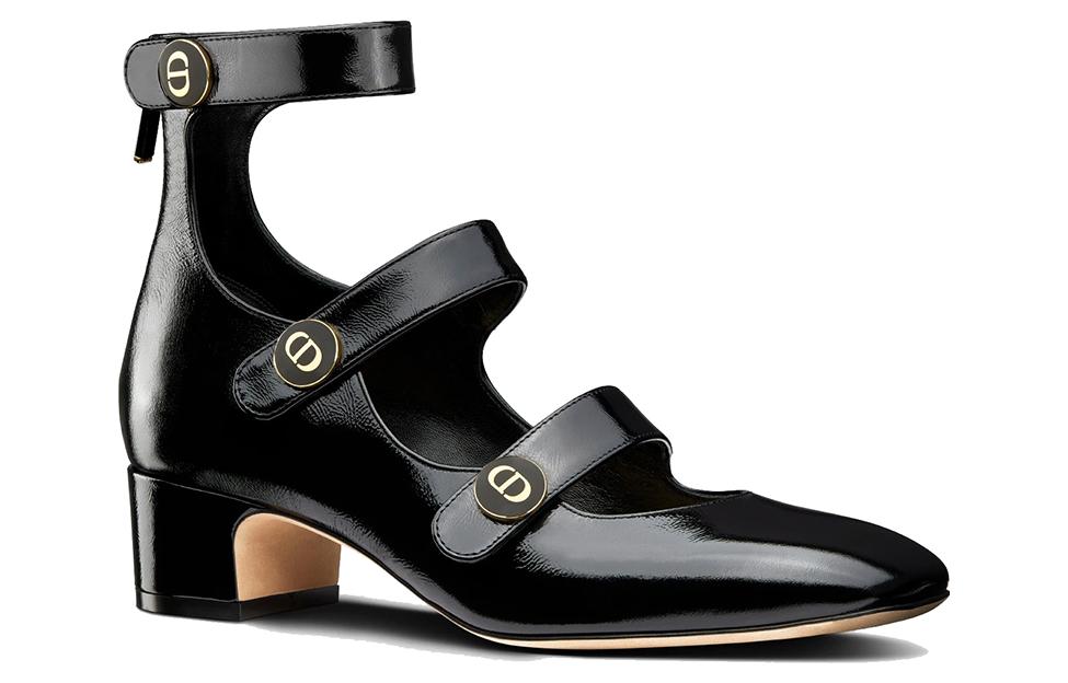 (W) Dior Retro 'Sparkling Calfskin High Heels - Black' 圖 2