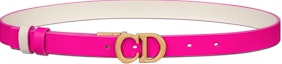 Buy (W) ディオール リバーシブル レターバックル ベルト レディース ピンク 2cm幅 B0335CWGA-M45E