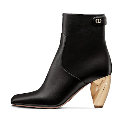 (W) Dior Rhodes Ankle Boot 'Black Leather'