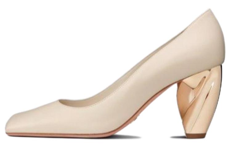 (Women) Dior Rhodes Calfskin High Heel 'White' KDP925VEA_S03W