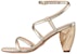 (W) Sandal Kulit Dior Rhodes 'Simplistic Gold' KDQ570LAM_S49K
