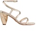 Order (W) Sandal Kulit Dior Rhodes 'Simplistic Gold' KDQ570LAM_S49K