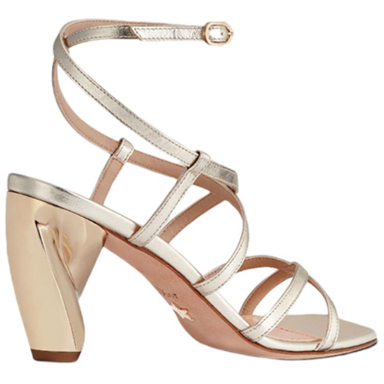 Shop (W) Sandale en cuir Dior Rhodes ''Or Simpliste'' KDQ570LAM_S49K