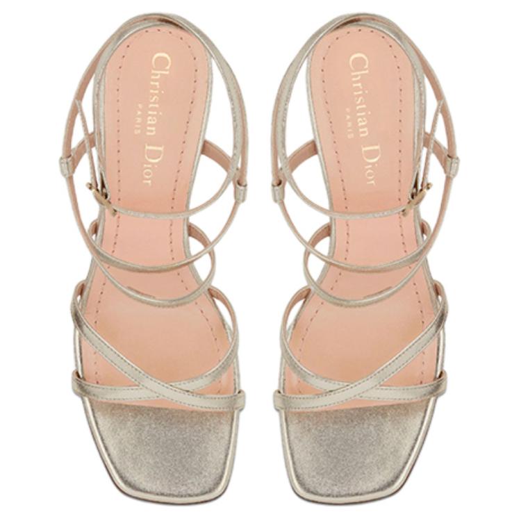Purchase (W) Sandale en cuir Dior Rhodes ''Or Simpliste'' KDQ570LAM_S49K