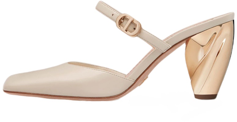 (Women) Dior Rhodes Mule 'White Calfskin Buckle' KDP924VEA_S03W Buy (Women) Dior Rhodes Mule 'White Calfskin Buckle' KDP924VEA_S03W