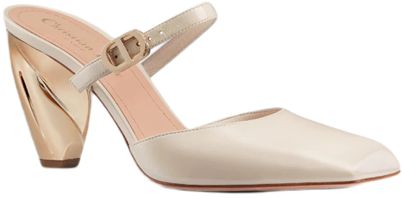 (Women) Dior Rhodes Mule 'White Calfskin Buckle' KDP924VEA_S03W Order (Women) Dior Rhodes Mule 'White Calfskin Buckle' KDP924VEA_S03W