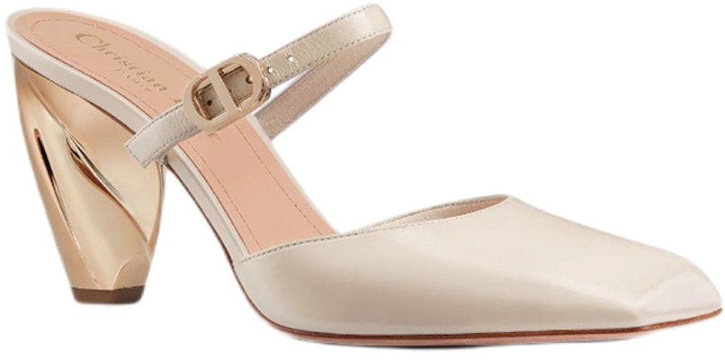 (Women) Dior Rhodes Mule 'White Calfskin Buckle' KDP924VEA_S03W Order (Women) Dior Rhodes Mule 'White Calfskin Buckle' KDP924VEA_S03W