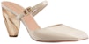 (W) Dior Rhodes Mule 'Kulit Anak Lembu Putih Bertali' KDP924VEA_S03W