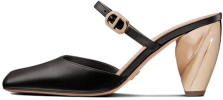 (Women) Dior Rhodes Slide 'Black Calfskin Buckle' KDP924VEA_S900 (Women) Dior Rhodes Slide 'Black Calfskin Buckle' KDP924VEA_S900