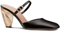 Shop (W) Dior Rhodes Slide 'Black Calfskin Buckle' - Selipar Dior Hitam Kulit Anak Lembu. KDP924VEA_S900