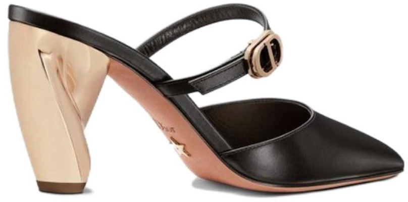 (W) Dior Rhodes Slides ''Schwarzes Kalbsleder mit Schnalle'' KDP924VEA_S900 Purchase (W) Dior Rhodes Slides ''Schwarzes Kalbsleder mit Schnalle'' KDP924VEA_S900