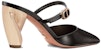 (W) Dior Rhodes Slide 'Black Calfskin Buckle' - Selipar Dior Hitam Kulit Anak Lembu. KDP924VEA_S900